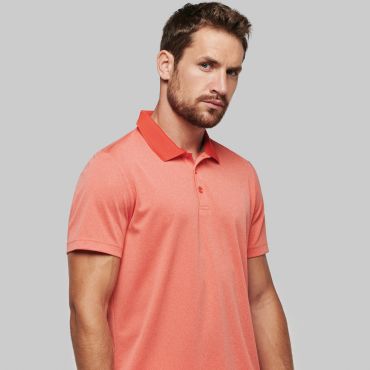 Polo deportivo jaspeado hombre PA496 Proact Polo deportivo jaspeado hombre PA496 Proact