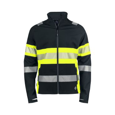 Chaqueta softshell PROJOB hombre De alta visibilidad