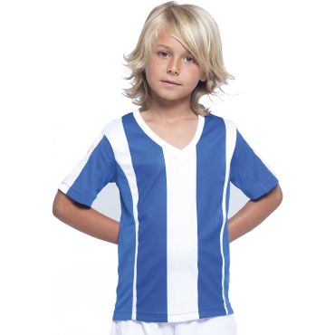 Camiseta de fútbol de rayas niño Premier