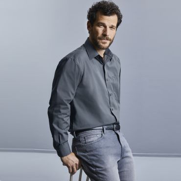 Camisa de manga larga con bolsillo hombre R-934M-0 RUSSELL COLLECTION