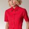 Blusa de manga corta easy care mujer Shirt Shortsleeve Poplin. .