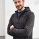 Chaqueta con capucha híbrida hombre Knitted Hybrid. .