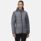 Chaqueta de invierno con capucha impermeable mujer TRA531 Firedown Baffle. .