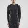 camiseta técnica hombre Rush LS. Color black.