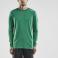 camiseta técnica hombre Rush LS. Color team green.