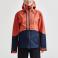 chaqueta de invierno mujer Block shell jkt. Color pepper/dark navy.