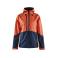 chaqueta de invierno mujer Block shell jkt. Color pepper/dark navy.