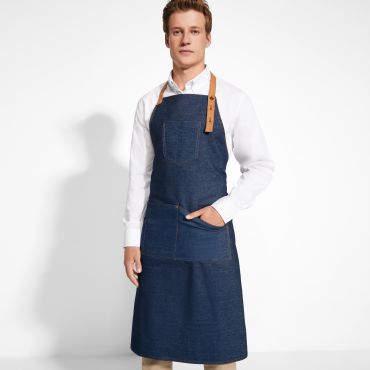 Delantal con peto vaquero unisex Batali Delantal con peto vaquero unisex Batali