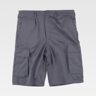 Pantalón de trabajo corto multibolsillos barato unisex B1405