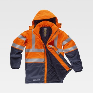 Parka de alta visibilidad protección total unisex B3795 WORKTEAM Parka de alta visibilidad protección total unisex B3795 WORKTEAM