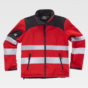 Chaqueta softshell de alta visibilidad unisex C2931 Chaqueta softshell de alta visibilidad unisex C2931