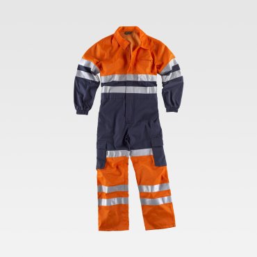 Mono de trabajo de alta visibilidad unisex C3000 WORKTEAM Mono de trabajo de alta visibilidad unisex C3000 WORKTEAM