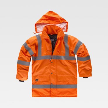 Parka de alta visibilidad con capucha unisex C3700 Parka de alta visibilidad con capucha unisex C3700