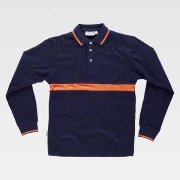 Polo de protección civil de manga larga unisex C3852 WORKTEAM Polo de protección civil de manga larga unisex C3852 WORKTEAM