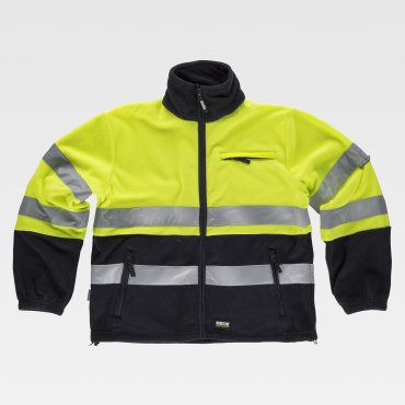 Chaqueta polar de alta visibilidad combinada unisex C4025 Chaqueta polar de alta visibilidad combinada unisex C4025