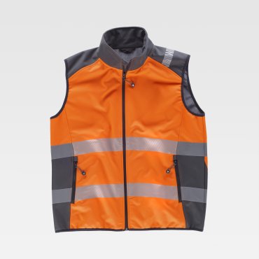 Chaleco softshell de alta visibilidad unisex S9231 Chaleco softshell de alta visibilidad unisex S9231
