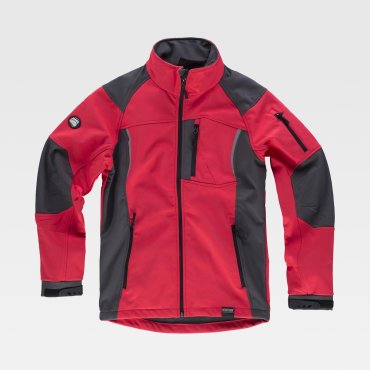 Chaqueta softshell laboral combinada unisex S9495 Chaqueta softshell laboral combinada unisex S9495