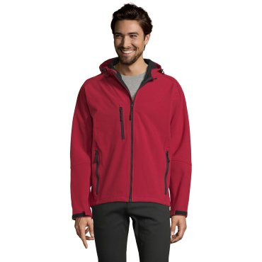 Chaqueta softshell con capucha de 3 capas hombre Replay Chaqueta softshell con capucha de 3 capas hombre Replay
