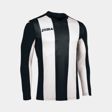 Camiseta de fútbol manga larga a rayas hombre-niño Pisa V