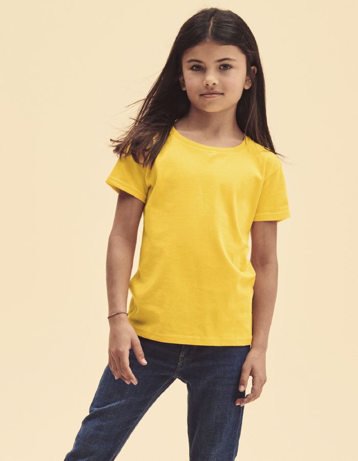 Camiseta basica amarilla niño clearance
