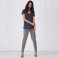 Camiseta cuello de pico Triblend mujer TW058 Women. .