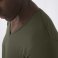Camiseta cuello de pico orgánica hombre TM044 V. .