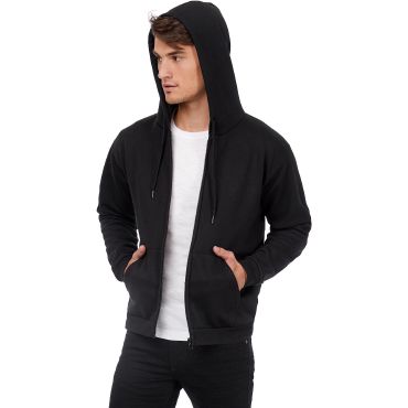 Sudadera con capucha y cremallera unisex ID205 50/50 B&C Sudadera con capucha y cremallera unisex ID205 50/50 B&C