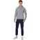 Sudadera con capucha y cremallera unisex ID205 50/50 B&C. .
