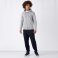 Sudadera con capucha y cremallera unisex King. .
