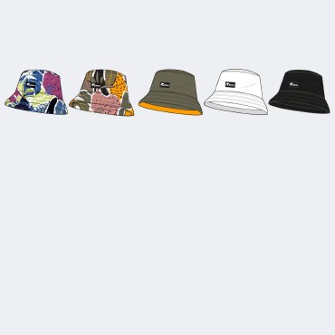Pack 10 Uds Gorro bucket 2 Ud.X color California Pack 10 Uds Gorro bucket 2 Ud.X color California