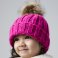 Gorro con pompón niño B412a. .