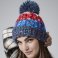 Gorro con pompón B486. .