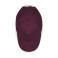 Gorra snapback B25. Color burgundy.