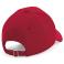 Gorra snapback B25. Color classic red.