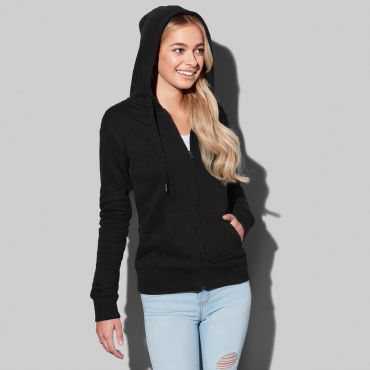 Sudadera con capucha y cremallera mujer ST5710 Active