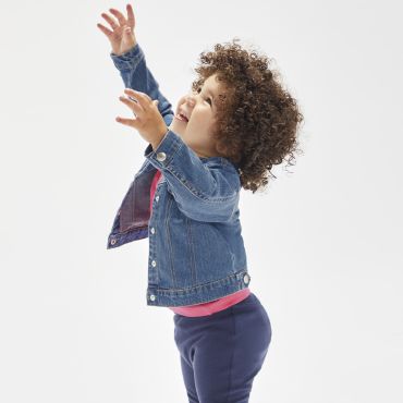 Chaqueta vaquera orgánica bebe Isosa BZ53 Chaqueta vaquera orgánica bebe Isosa BZ53