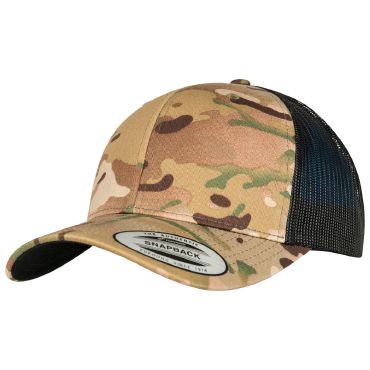 Gorra trucker de camuflaje 6606MC Gorra trucker de camuflaje 6606MC