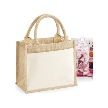 Bolso shopper de yute W425 Bolso shopper de yute W425