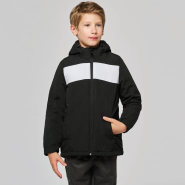 Chaqueta de invierno con capucha niños PA241