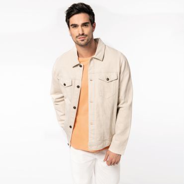 Chaqueta eco-responsable de cáñamo hombre NS606