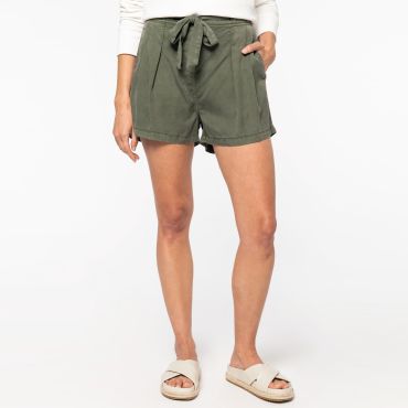Short eco-responsable Lyocell Tencel mujer NS725 Short eco-responsable Lyocell Tencel mujer NS725