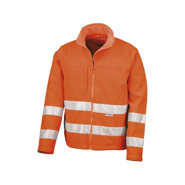 Chaqueta softshell de alta visibilidad hombre R117X Big view Chaqueta softshell de alta visibilidad hombre R117X Big view