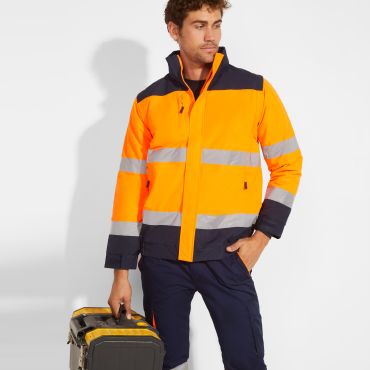 Parka de alta visibilidad mangas desmontables hombre Epsylon Parka de alta visibilidad mangas desmontables hombre Epsylon