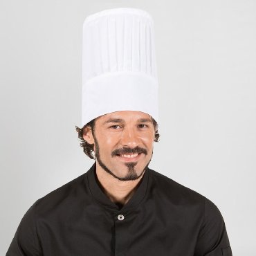 Gorro de chef alto Nylon