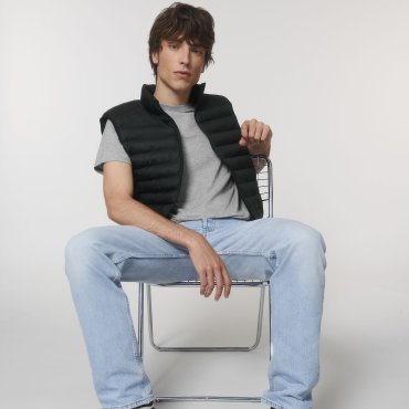 Chaleco acolchado tejido reciclado hombre Stanley Climber Chaleco acolchado tejido reciclado hombre Stanley Climber