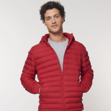 Chaqueta con capucha acolchada tejido reciclado hombre Stanley Voyager Chaqueta con capucha acolchada tejido reciclado hombre Stanley Voyager
