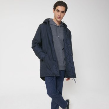 Parka con capucha tejido reciclado unisex Padded Parker Parka con capucha tejido reciclado unisex Padded Parker