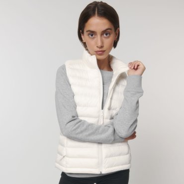 Chaleco acolchado tejido reciclado mujer Stella Climber Chaleco acolchado tejido reciclado mujer Stella Climber
