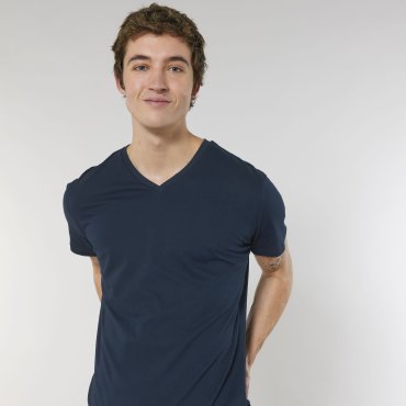 Camiseta cuello de pico orgánica hombre Presenter