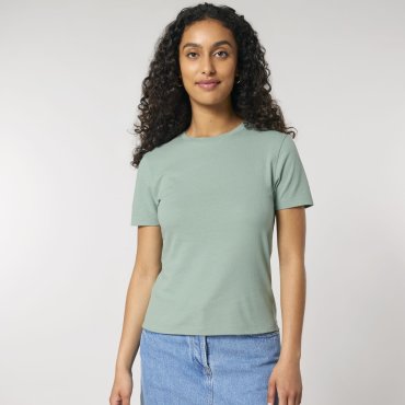 Camiseta orgánica ajustada mujer Stella Ella